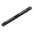 High performance unshielded cat5e 16 port patch panel